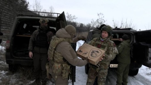 «Народный фронт» и военкор «Звезды» передали гуманитарный груз бойцам СВО