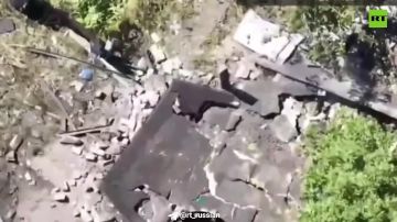 После длительной аэроразведки артиллеристы уничтожили укрытия с вэсэушниками в Дружковке